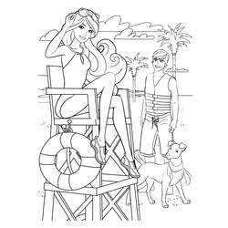 Coloring page: Barbie (Cartoons) #27561 - Printable coloring pages