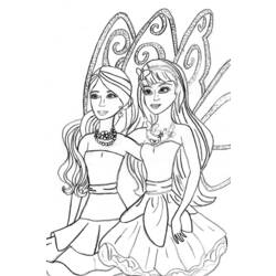 Coloring page: Barbie (Cartoons) #27568 - Free Printable Coloring Pages