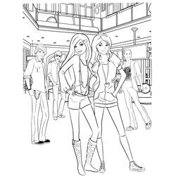 Coloring page: Barbie (Cartoons) #27585 - Free Printable Coloring Pages