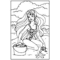 Coloring page: Barbie (Cartoons) #27590 - Free Printable Coloring Pages