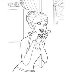 Coloring page: Barbie (Cartoons) #27603 - Free Printable Coloring Pages