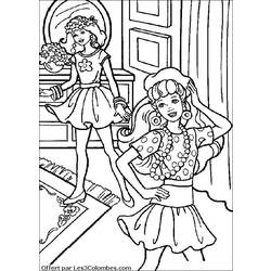 Coloring page: Barbie (Cartoons) #27605 - Free Printable Coloring Pages