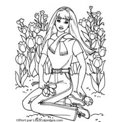 Coloring page: Barbie (Cartoons) #27625 - Free Printable Coloring Pages