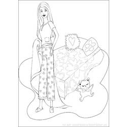 Coloring page: Barbie (Cartoons) #27664 - Free Printable Coloring Pages