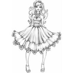 Coloring page: Barbie (Cartoons) #27673 - Free Printable Coloring Pages
