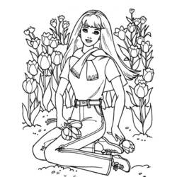 Coloring page: Barbie (Cartoons) #27711 - Free Printable Coloring Pages