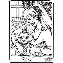 Coloring page: Barbie (Cartoons) #27713 - Free Printable Coloring Pages