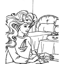 Coloring page: Barbie (Cartoons) #27717 - Free Printable Coloring Pages