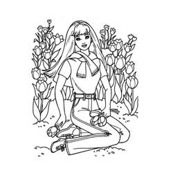 Coloring page: Barbie (Cartoons) #27732 - Free Printable Coloring Pages