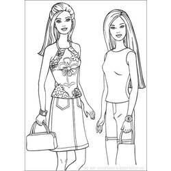 Coloring page: Barbie (Cartoons) #27733 - Free Printable Coloring Pages