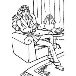 Coloring page: Barbie (Cartoons) #27736 - Free Printable Coloring Pages