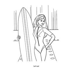 Coloring page: Barbie (Cartoons) #27751 - Free Printable Coloring Pages