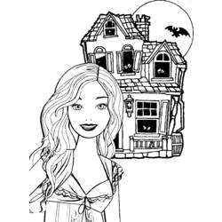 Coloring page: Barbie (Cartoons) #27769 - Free Printable Coloring Pages