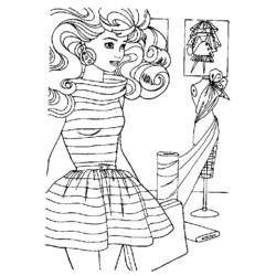 Coloring page: Barbie (Cartoons) #27774 - Free Printable Coloring Pages