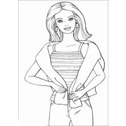 Coloring page: Barbie (Cartoons) #27802 - Free Printable Coloring Pages