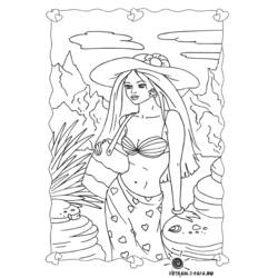 Coloring page: Barbie (Cartoons) #27817 - Free Printable Coloring Pages