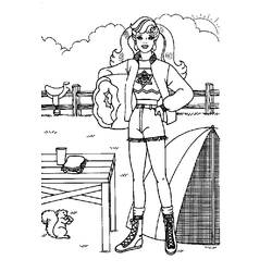 Coloring page: Barbie (Cartoons) #27832 - Free Printable Coloring Pages