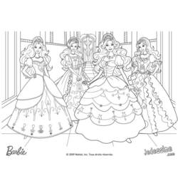Coloring page: Barbie (Cartoons) #27849 - Printable coloring pages