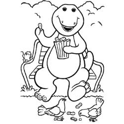 Coloring page: Barney and friends (Cartoons) #40934 - Free Printable Coloring Pages