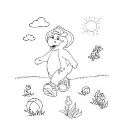 Coloring page: Barney and friends (Cartoons) #41028 - Free Printable Coloring Pages