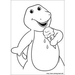Coloring page: Barney and friends (Cartoons) #41041 - Free Printable Coloring Pages