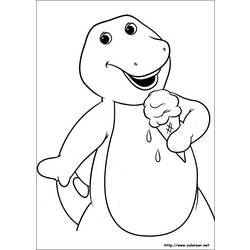 Coloring page: Barney and friends (Cartoons) #41070 - Printable coloring pages