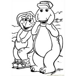 Coloring page: Barney and friends (Cartoons) #41076 - Free Printable Coloring Pages