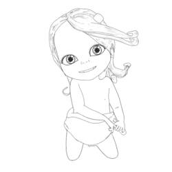 Coloring page: Bebe Lilly (Cartoons) #41093 - Printable coloring pages