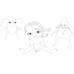 Coloring page: Bebe Lilly (Cartoons) #41116 - Printable coloring pages