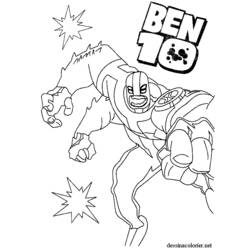 Coloring page: Ben 10 (Cartoons) #40432 - Free Printable Coloring Pages