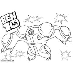 Coloring page: Ben 10 (Cartoons) #40454 - Free Printable Coloring Pages