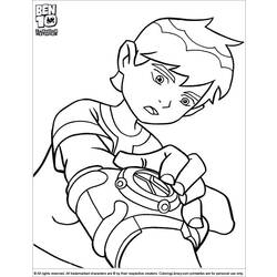 Coloring page: Ben 10 (Cartoons) #40463 - Free Printable Coloring Pages