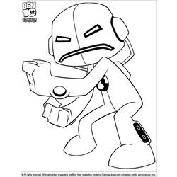 Coloring page: Ben 10 (Cartoons) #40472 - Free Printable Coloring Pages