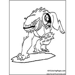 Coloring page: Ben 10 (Cartoons) #40476 - Free Printable Coloring Pages