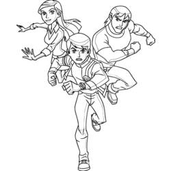 Coloring page: Ben 10 (Cartoons) #40483 - Free Printable Coloring Pages