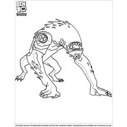 Coloring page: Ben 10 (Cartoons) #40496 - Printable Coloring Pages