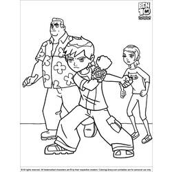 Coloring page: Ben 10 (Cartoons) #40504 - Free Printable Coloring Pages