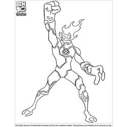 Coloring page: Ben 10 (Cartoons) #40510 - Printable coloring pages