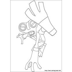 Coloring page: Ben 10 (Cartoons) #40527 - Free Printable Coloring Pages