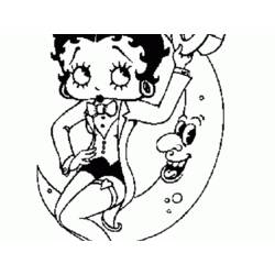 Coloring page: Betty Boop (Cartoons) #25987 - Free Printable Coloring Pages