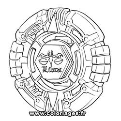 Coloring page: Beyblade (Cartoons) #46781 - Printable coloring pages