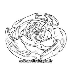 Coloring page: Beyblade (Cartoons) #46799 - Printable coloring pages