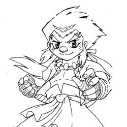 Coloring page: Beyblade (Cartoons) #46802 - Free Printable Coloring Pages