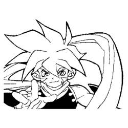 Coloring page: Beyblade (Cartoons) #46814 - Free Printable Coloring Pages