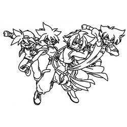 Coloring page: Beyblade (Cartoons) #46830 - Free Printable Coloring Pages