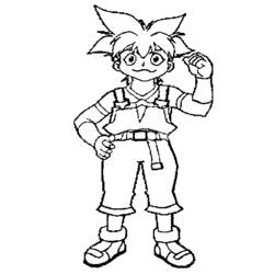 Coloring page: Beyblade (Cartoons) #46847 - Free Printable Coloring Pages