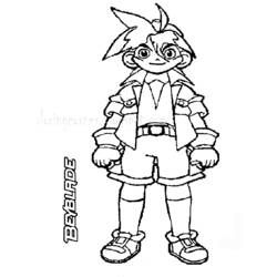 Coloring page: Beyblade (Cartoons) #46862 - Free Printable Coloring Pages