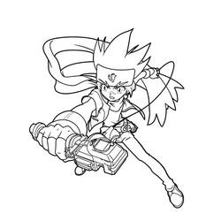 Coloring page: Beyblade (Cartoons) #46895 - Printable coloring pages