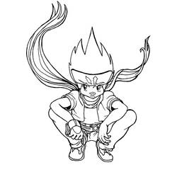 Coloring page: Beyblade (Cartoons) #46913 - Free Printable Coloring Pages