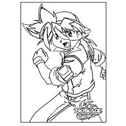 Coloring page: Beyblade (Cartoons) #46928 - Printable coloring pages
